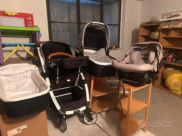 Passeggino foppapedretti supertres+seggiolino auto