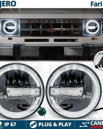FARI LED Angel Per MITSUBISHI PAJERO MK1 OMOLOGATI