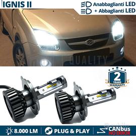KIT LED H4 per Fari Suzuki Ignis 2 Luci Bianche