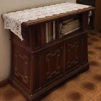 Mobile basso anni 50 porta TV con ruote