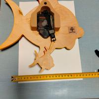 orologio pesce colorato