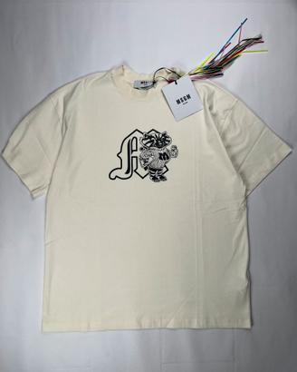 T-shirt Panna MSGM