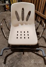 Sedia girevole per vasca