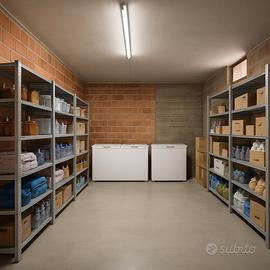 Deposito cantina con luce, acqua e scarico