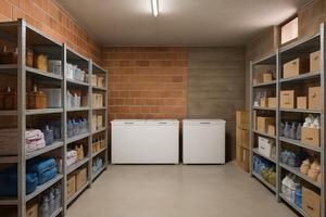 Deposito cantina con luce, acqua e scarico