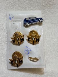 Lotto 4 Spille Vintage: 3 FMI/FIM e 1 auto