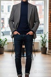 giacca lana e cashmere uomo Facis GFT T 54  Nuovo 