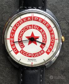 OROLOGIO RUSSO RAKETA GLASNOST PERESTROIKA