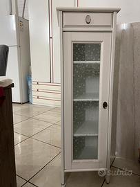 Vetrinetta in legno stile shabby chic