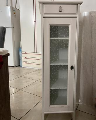 Vetrinetta in legno stile shabby chic