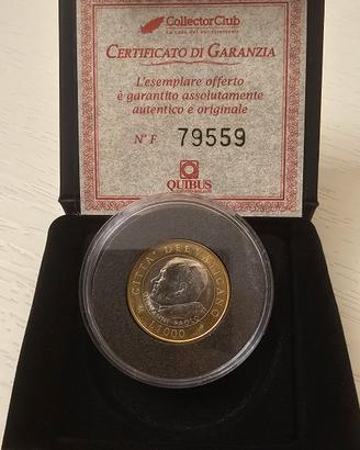 1000 Lire Città del Vaticano Giovanni Paolo II 