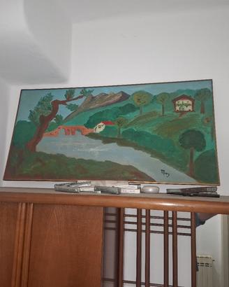 Quadro a Olio paesaggio