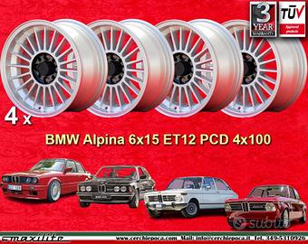 4 pz. cerchi BMW Alpina 6x15 ET12 1500-2000tii 150