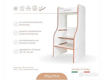 Torre montessoriana - learning tower regolabile