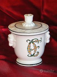 Vasetto con coperchio ceramica d’Este