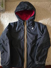 K-Way double face blu/rosso