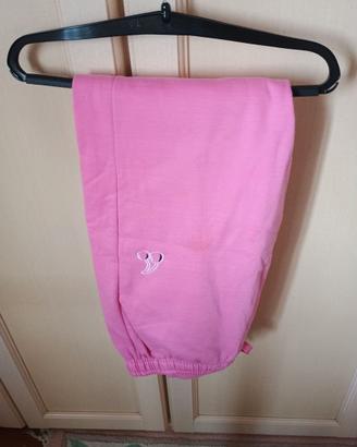 Pantaloni tuta rosa donna