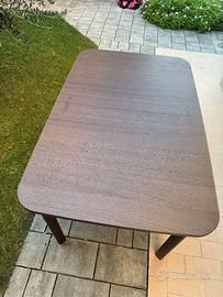 STRANDTORP - Tavolo allungabile marrone