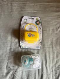 1 porta ciuccio Disney + 2 ciucci