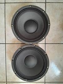 Coppia woofer rcf neodimio 10 pollici, 25cm, 8 hm