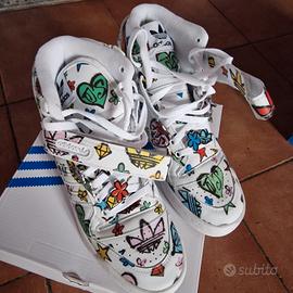 Adidas shops jeremy scott donna rosse