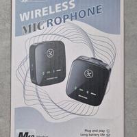 Microfono Wireless Professionale M18 (Kit Doppio) 