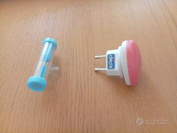 clessidra denti e luce notturna Chicco