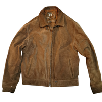 Giubbino giacca vera pelle renna anni 90 energy