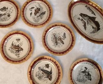 Piatti/vassoio Arzberg tema pesci