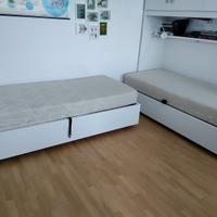 letti a una piazza + materassi