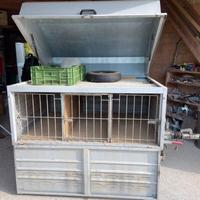 Carrello rimorchio per trasporto animali