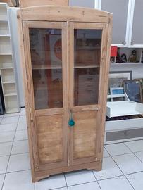 VETRINA ARTE POVERA COD. 20998  A DUE E 3 MENSOLE