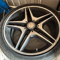 Cerchi mercedes AMG da 18 con gomme estive Dunlop