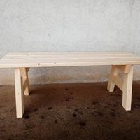 panca in legno di abete 