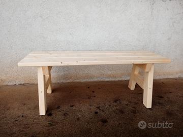panca in legno di abete 