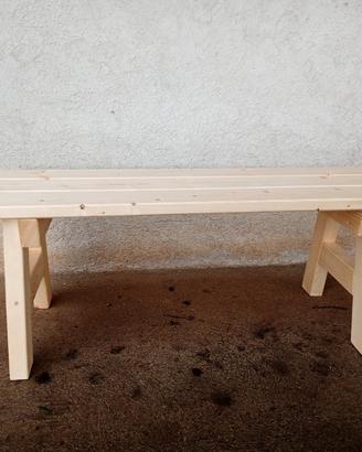 panca in legno di abete 