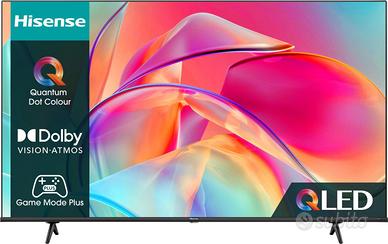 TV HISENSE QLED 43" Mod. 43E7KQ SMART TV 4K nuovo