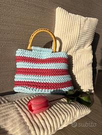 Borsa Donna Estiva Fatta a mano in Fettuccia