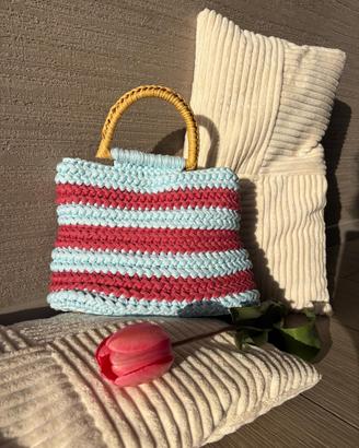 Borsa Donna Estiva Fatta a mano in Fettuccia