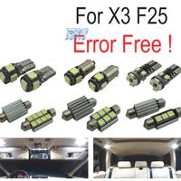 KIT 23 LAMPADE LED INTERNE BMW X3 F25 11-17