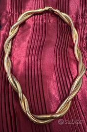 Collana Monet Flex Twisted anni '80