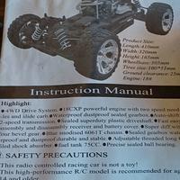 Auto modello bsd racing con motore a scoppio