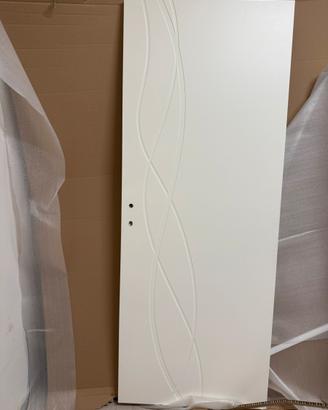 Porta laccata bianca dx 80 x 210 nuova