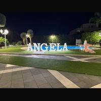 Scritta luminosa per eventi