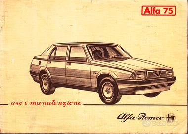 ALFA ROMEO 75 1.6-1.8-2.0-2.5 6V Q.V. ie USO MANUT