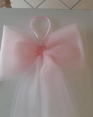 fiocco nascita in tulle