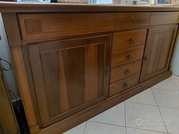 Credenza in legno, stile arte povera