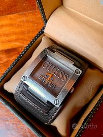 GUESS Orologio Man Watch vera pelle real leather