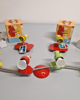 lampadario bambini con aplique