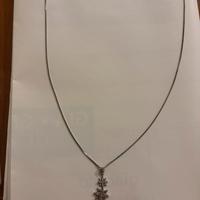 Collana con ciondolo a stella. Argento 925